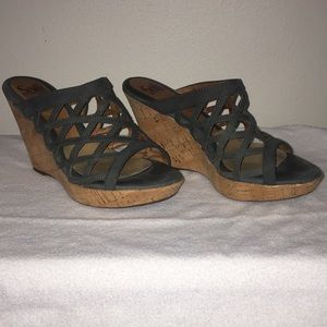 Suede wedges- super cute!